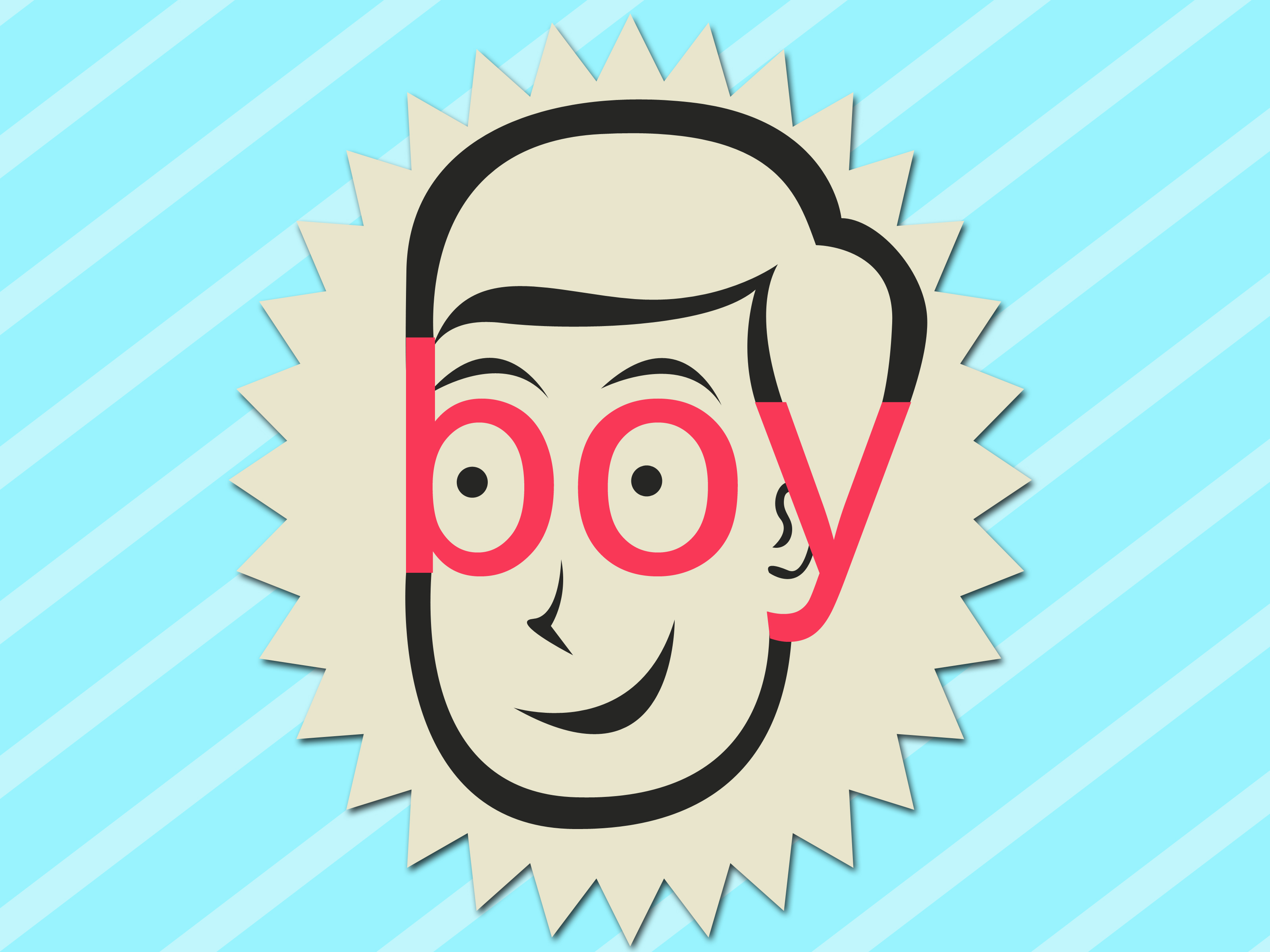 How to Draw a Boy Using the Word "Boy" 7 Steps